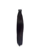 Extensions Cheveux Lisses NahaHair – Brun Foncé #1B, 100 % cheveux humains, texture premium